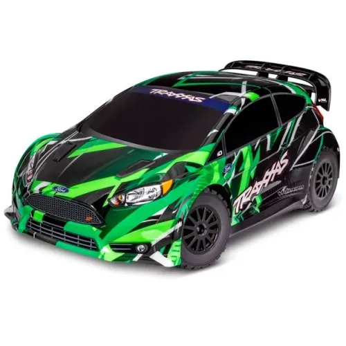 AUTOMODELO TRAXXAS 1/10 FORD FIESTA ST VXL RALLY BLX 4WD TQI GREEN 74276-4