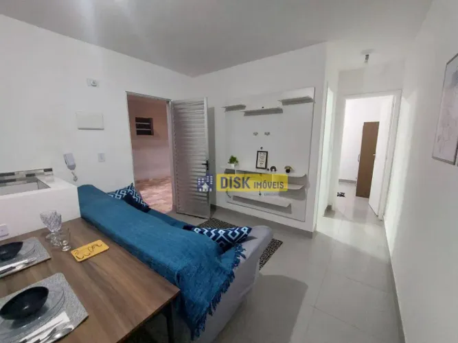 Apartamento com 1 dormitório para alugar, 35 m² por R$ 1.664,01/mês - Taboão - São Bernard