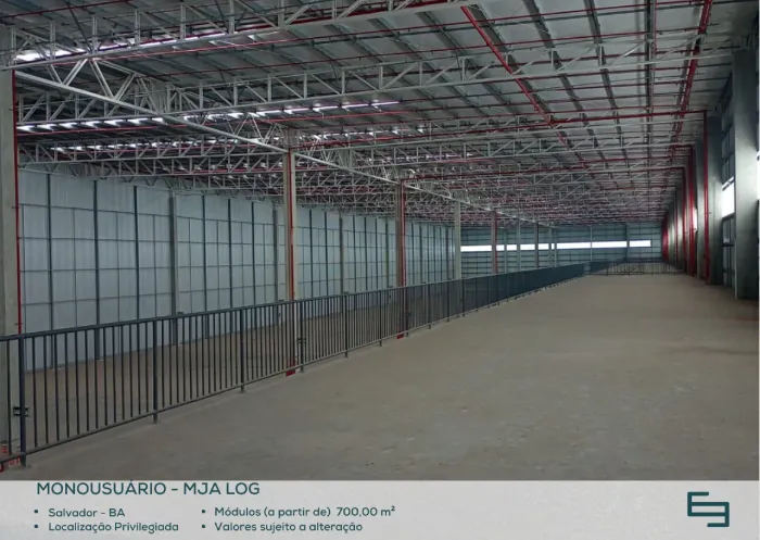 Aluguel de galpão na cidade de Salvador - BA