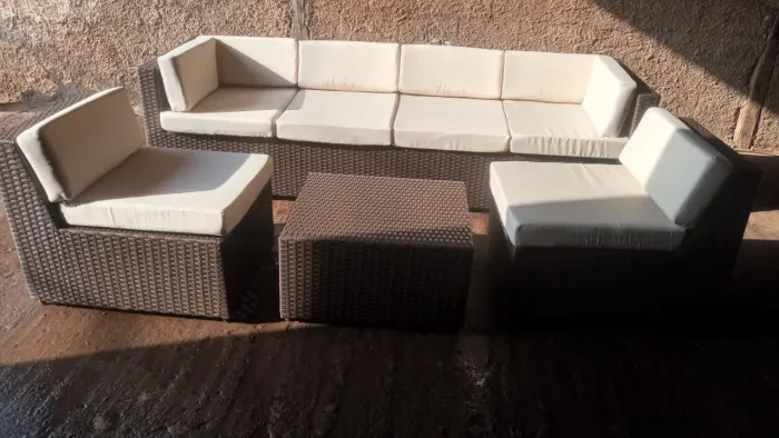 Conjunto de sofá com 6 lugares