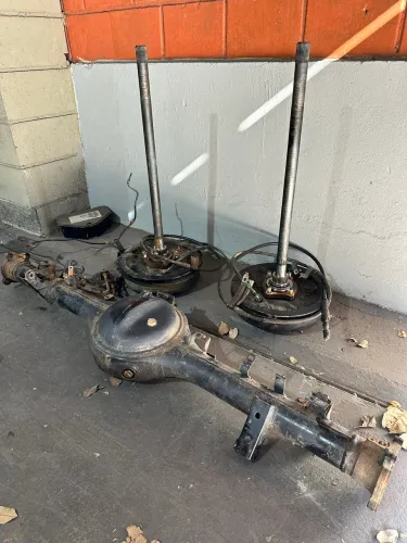 Par de semi eixo traseiro e carcaça diferencial ford ranger 3.2