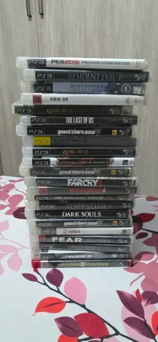 Jogos de ps3 lote tudo pegando perfeitamente