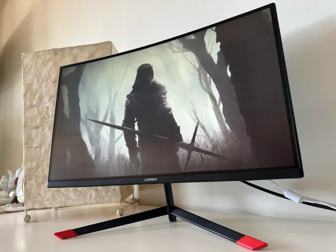 Monitor Gamer Warrior 144hz Curvo 1ms