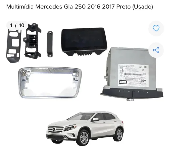 MULTIMÍDIA MERCEDES GLA 250 4m SPORT 2017 