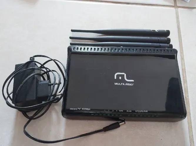 Roteador Multilaser Wireless 3 antenas 300Mbps RE063