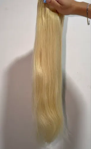 Cabelo Humano Brasileiro Loiro Global - Pronto para Aplicar | Método Fita | 100g | 50cm