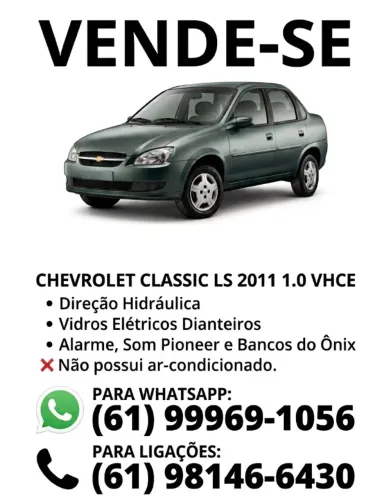 Chevrolet Classic Life/ls 1.0 VHC Flexp. 4P 2011