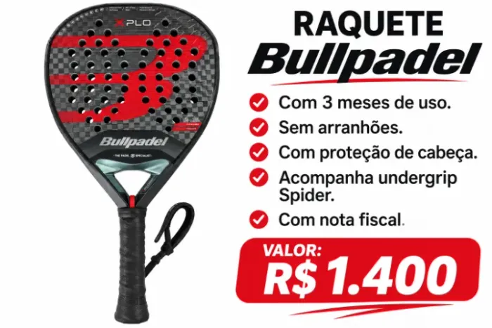 Raquete padel seminova