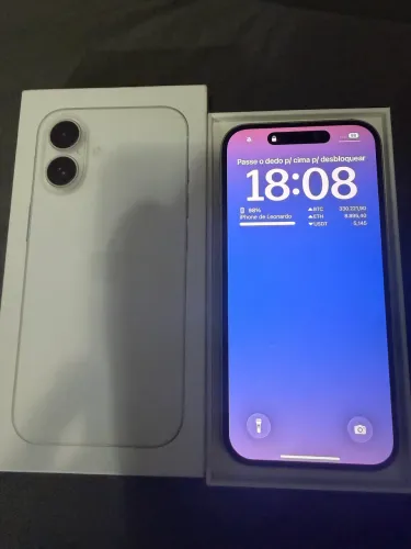 iPhone 16 Branco - 128GB
