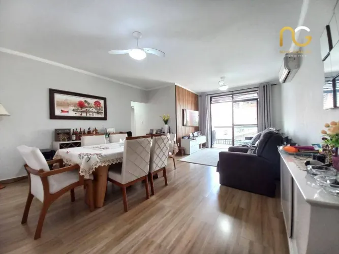 Apartamento com 2 dormitórios à venda, 107 m² - Vila Guilhermina - Praia Grande/SP