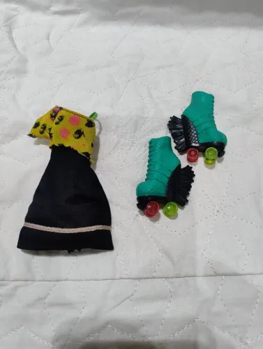 Vestido e patins lagona