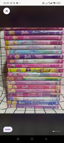  DVDs da Barbie