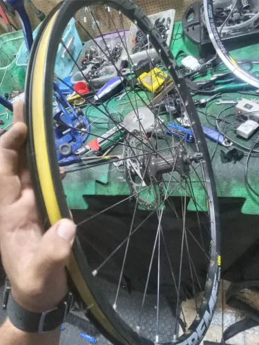 Roda aro 27.5 vzan extreme tubeless de rolamento 