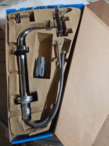 Torneira monocomando bica alta de mesa para cozinha. Lógica cromado Docol-un