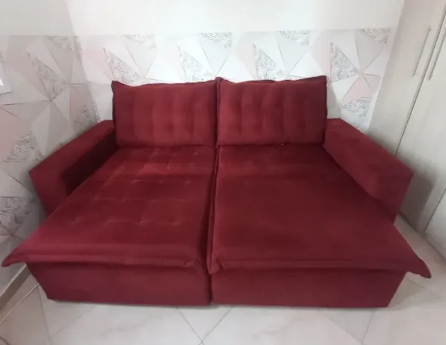 Sofá Retrátil 3 Lugares - Seminovo -