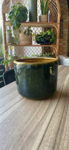 Vaso para planta PT15 verde