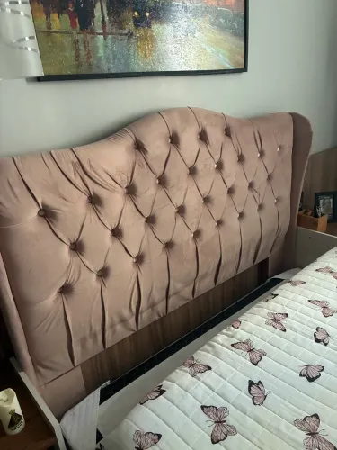 Cabeceira para cama de casal - Rosé