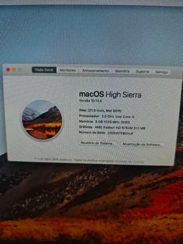 iMac 21.5 inch mid2011