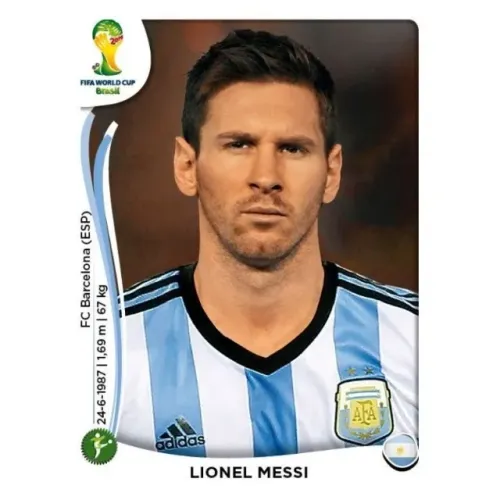 Figurinha Lionel Messi Copa do Mundo 2014 Panini Original