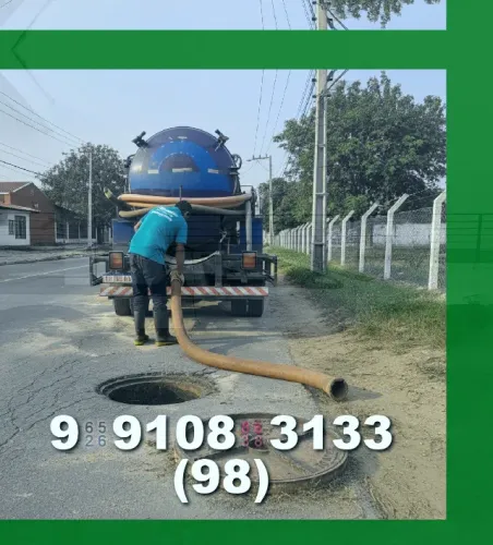 Desentupidora de fossa é aqui! Limpa fossa rápida e eficiente para você!