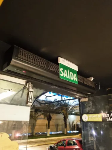 Cortina de Ar VIX (barreira de ar) - mantém o ambiente gelado/climatizado