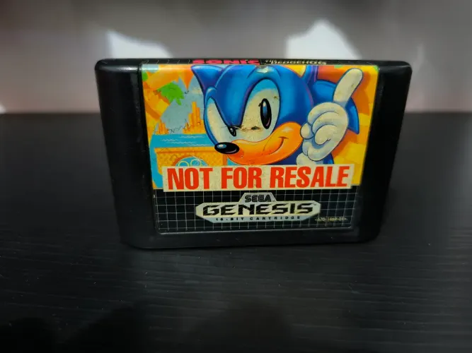 Sonic 1 Mega Drive - Not For Resale