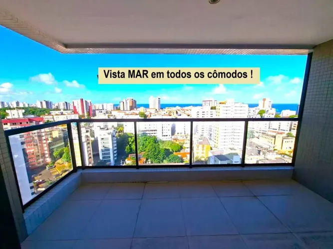 COSTA AZUL | 2/4 Suíte | VISTA MAR | ANDAR ALTISSIMO | 2 VAGAS GARAGEM - NASCENTE