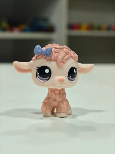 Lps Littlest Pet Shop #1670 Ovelha Rosa Hasbro