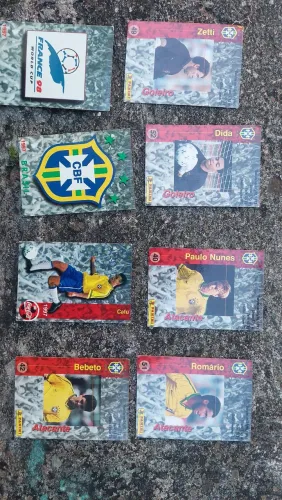 Cards Panini Coca-Cola Seleção Brasil 1997 França 98