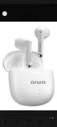 Fone de Ouvido Bluetooth Aiwa Sem Fio Branco Novo Lacrado