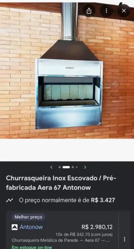 Churrasqueira/lareira