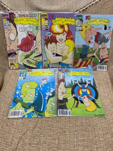 Coleção De Hqs Beavis E Butt-Head Completa Rara