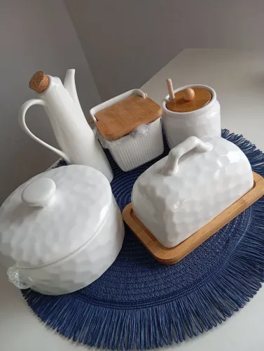 Kit de utensílios de cerâmica