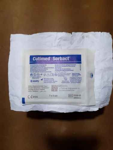 Curativo anti microbiano_ cutimed sorbact swabs