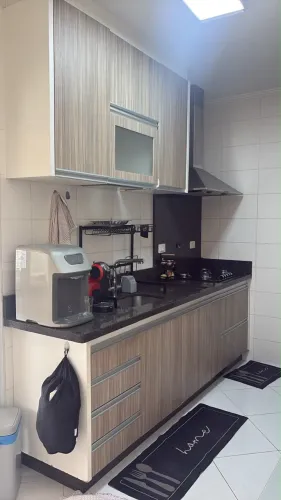 Armários de cozinha e pia