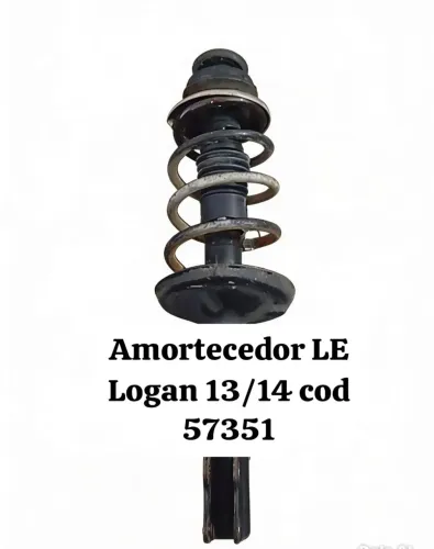 Amortecedor lado esquerdo Logan 13 14 