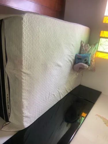 Cama box casal/ box +colchao