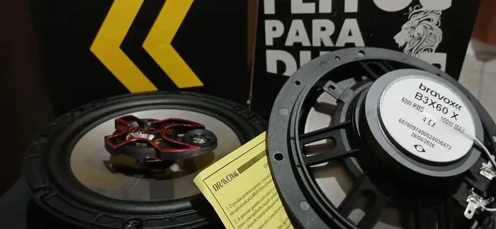 Par de alto falante novos Bravox 6p novos e instalados.