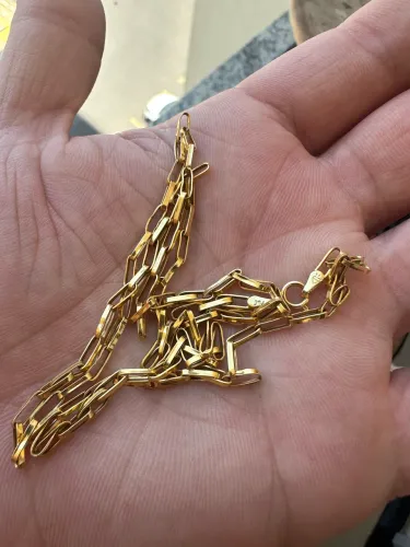 Corrente de ouro Cartier 