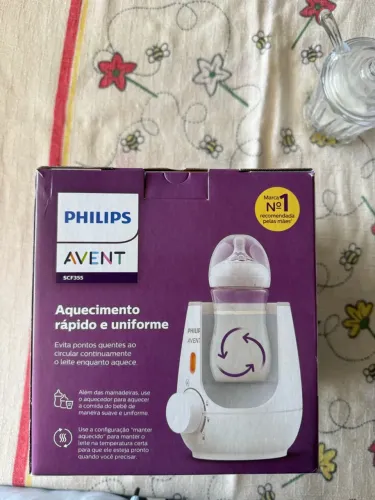 Aquecedor de mamadeira, produto novo, nunca usado, acompanha nota fiscal