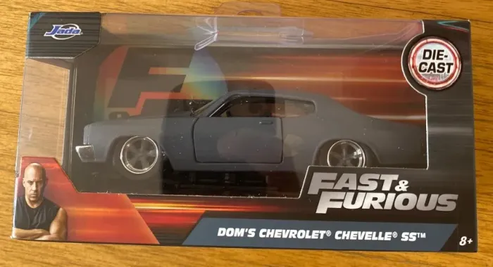 JADA Fast and Furious - Dom's Chevelle SS - 1:32 Miniatura Velozes e Furiosos