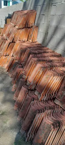 Telhas Cerâmicas Tipo Portuguesa - 3.000 Unidades - Ótimo Preço