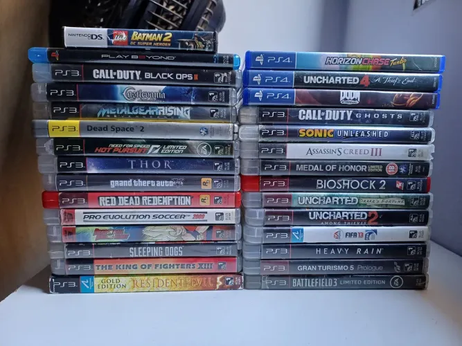 Jogos de Ps3, Ps4 e Nintendo Ds