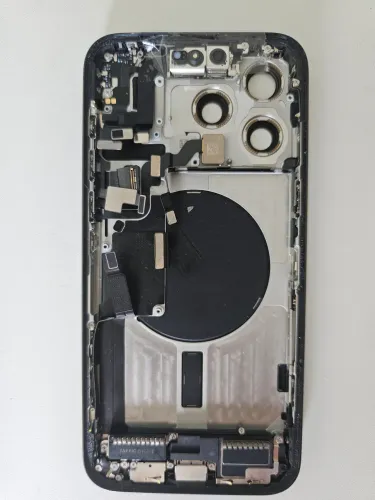 CARCAÇA IPHONE 15 PRO MAX BLACK TITÂNIO ORIGINAL