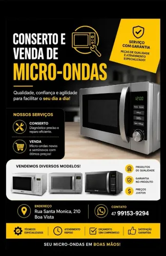 Concerto de microondas Oi