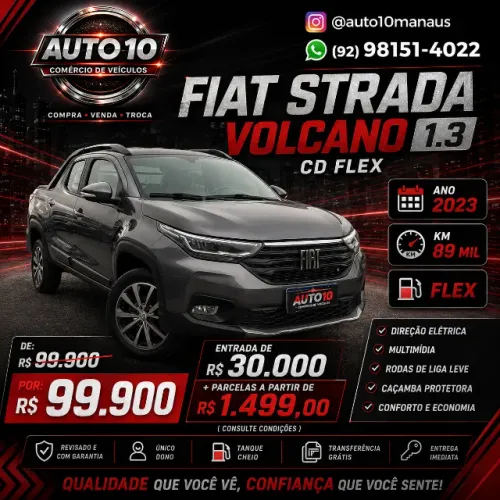 Fiat Strada Volcano 1.3 Flex 8V CD 2023
