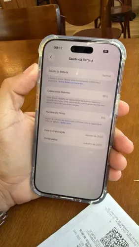 iPhone Air preto 256gb bateria 95%