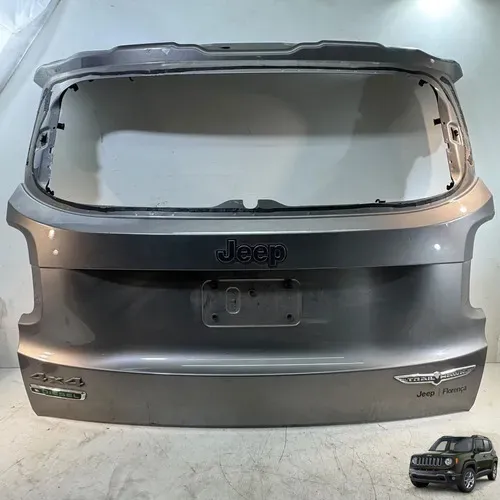 Tampa Traseira Jeep Renegade 2017 2018 2019 Sem Maçaneta Cinza