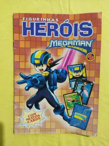 álbum Figurinhas Heróis - MegaMan NT Warrior