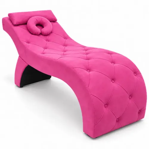 Maca Estética Curva Suede com 2 Almofadas de Brinde